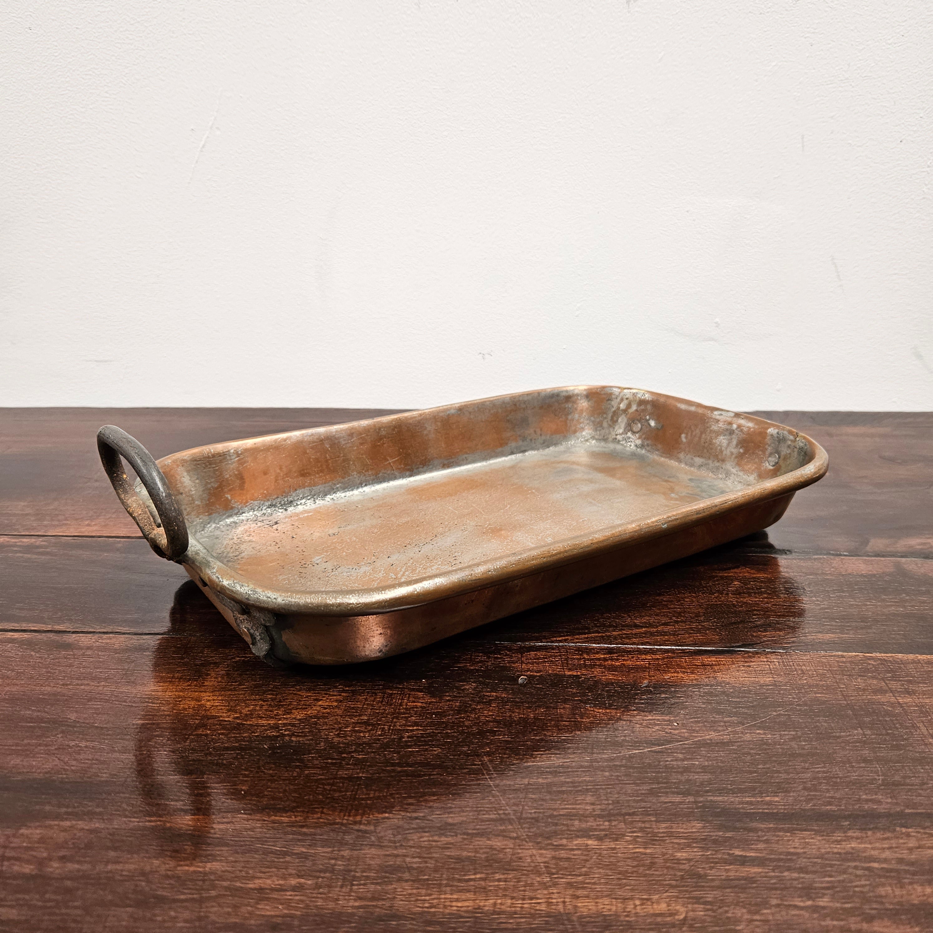 Antique Copper Rectangle Pan | Antique & Vintage | Moonee Ponds Antiques | Australia Wide Delivery