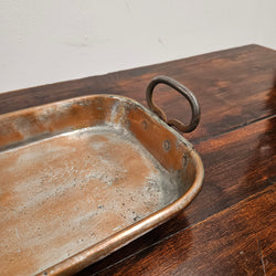 Antique Copper Rectangle Pan | Antique & Vintage | Moonee Ponds Antiques | Australia Wide Delivery