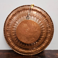 Antique Copper Repousse Worked Charger Plate | Antique & Vintage | Moonee Ponds Antiques | Australia Wide Delivery