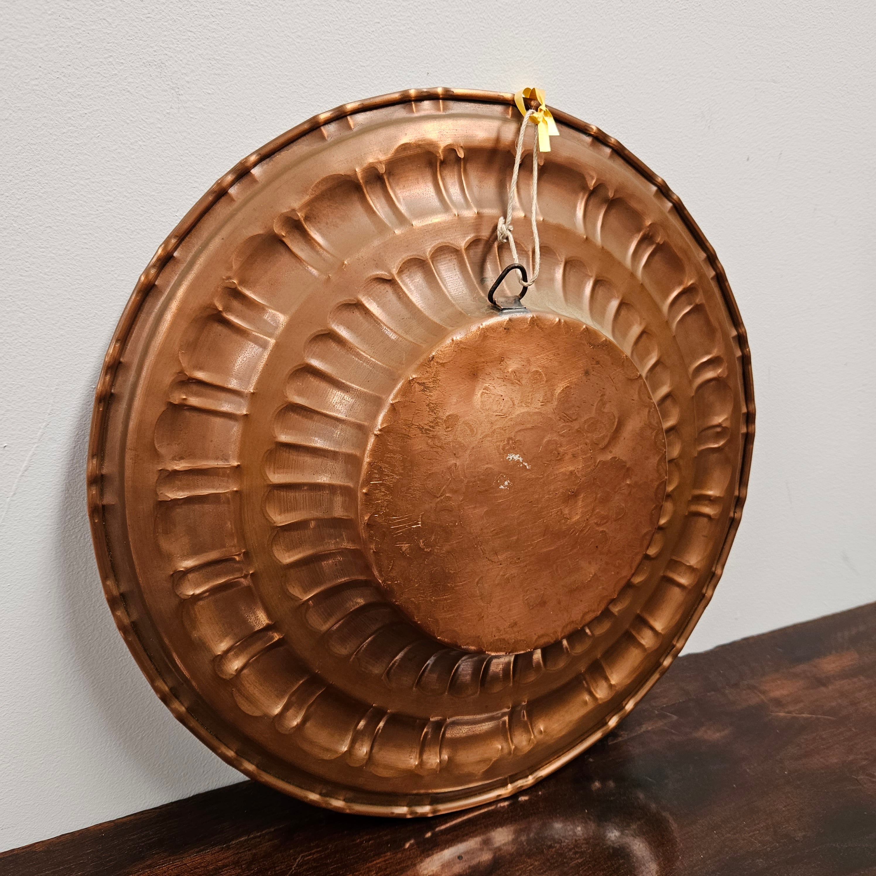 Antique Copper Repousse Worked Charger Plate | Antique & Vintage | Moonee Ponds Antiques | Australia Wide Delivery