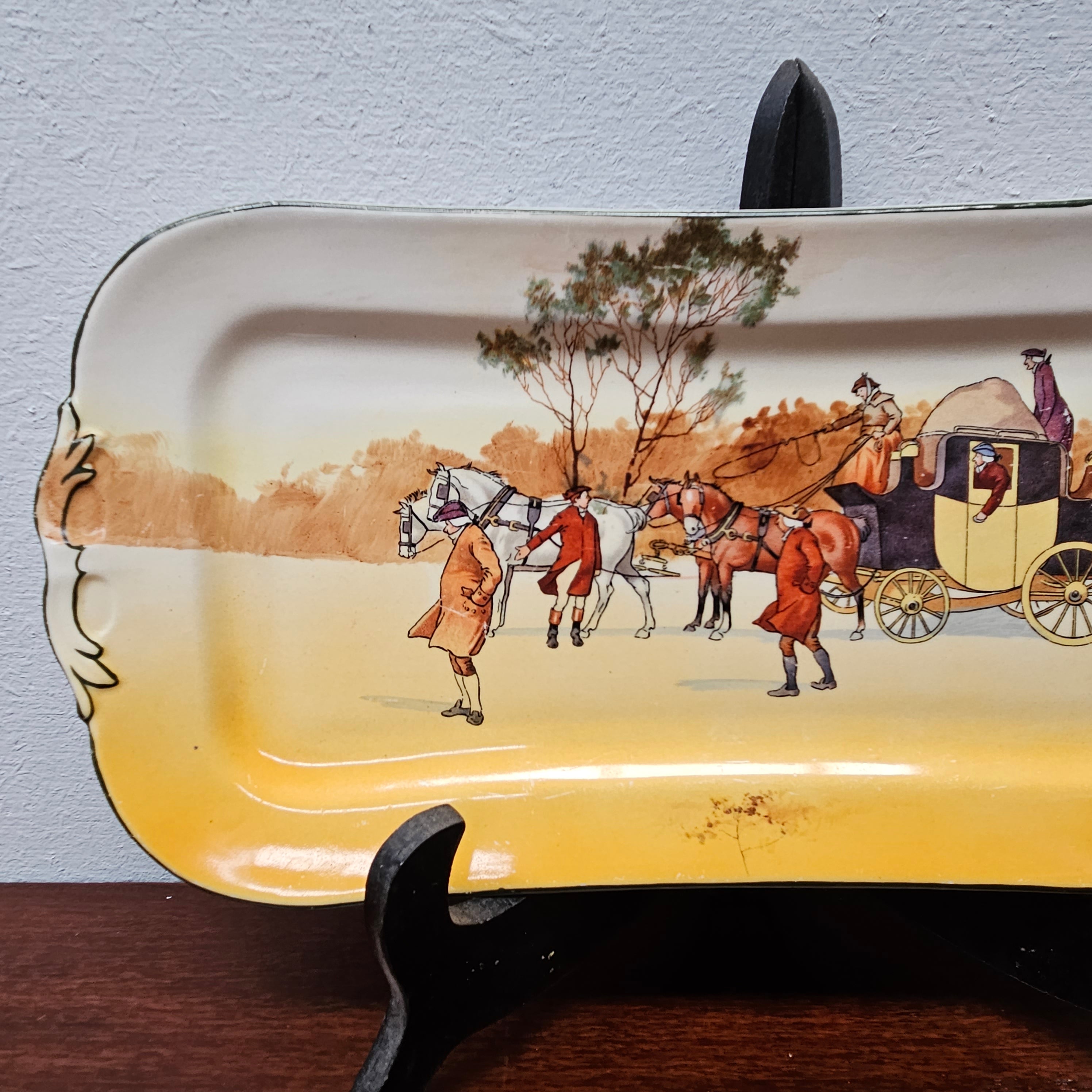 Royal Doulton "Coaching Days" Sandwich Plate