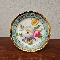 Decorative Limoges Plate With Stand Made in a France | Antique & Vintage | Moonee Ponds Antiques | Australia Wide Delivery