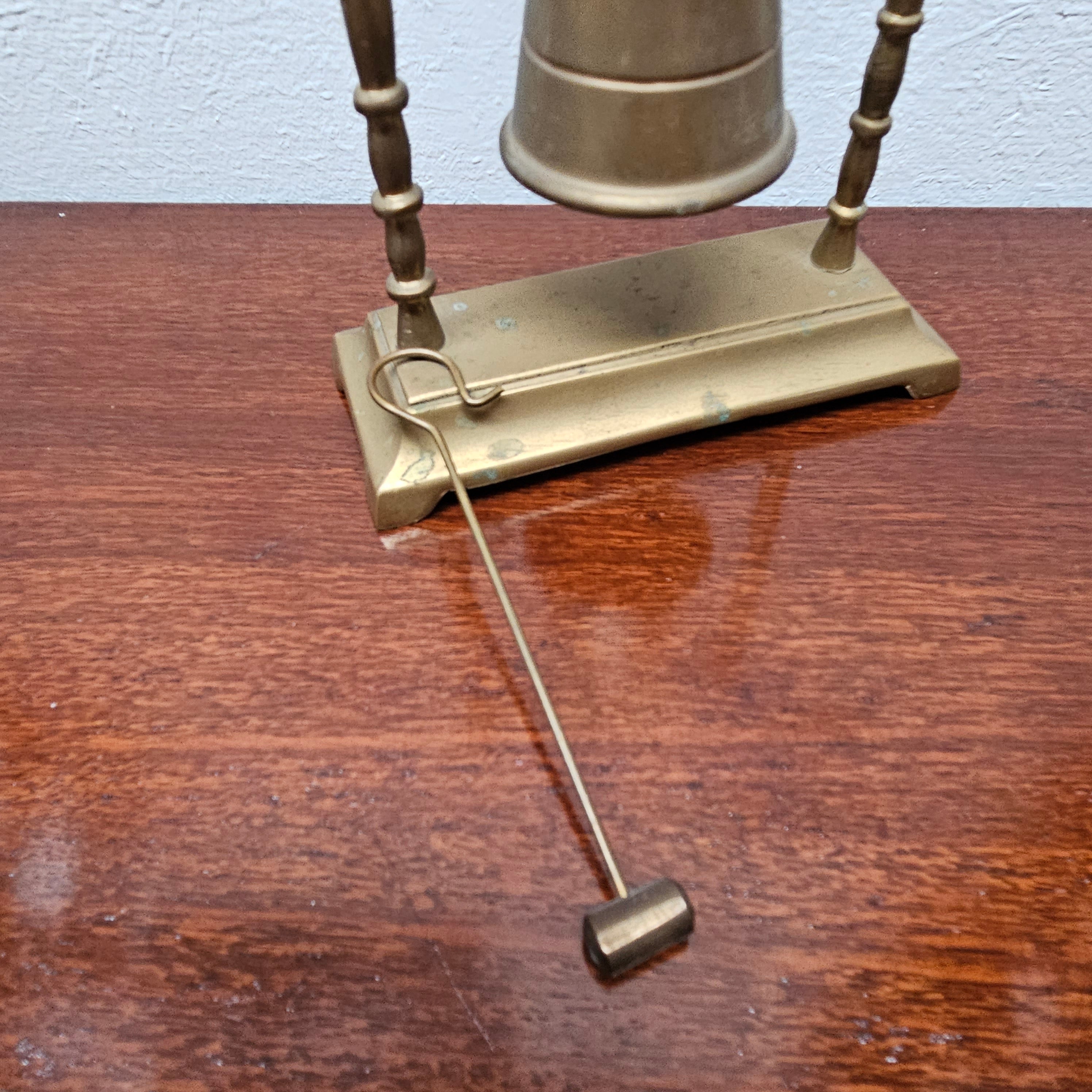 Antique Brass Bell on Stand With Gong | Antique & Vintage | Moonee Ponds Antiques | Australia Wide Delivery