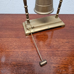 Antique Brass Bell on Stand With Gong | Antique & Vintage | Moonee Ponds Antiques | Australia Wide Delivery