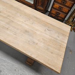 Raw French Oak Pedestal Dining Table | Antique & Vintage | Moonee Ponds Antiques | Australia Wide Delivery
