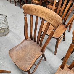 Matched Set 8 Elm Rustic Cottage Style Chairs | Antique & Vintage | Moonee Ponds Antiques | Australia Wide Delivery