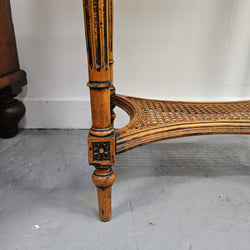 French Walnut Two Tiered Marble Top Table | Antique & Vintage | Moonee Ponds Antiques | Australia Wide Delivery