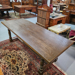 Rustic French Oak Farmhouse Table | Antique & Vintage | Moonee Ponds Antiques | Australia Wide Delivery