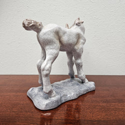 Vintage Majolica Horse Statue | Antique & Vintage | Moonee Ponds Antiques | Australia Wide Delivery