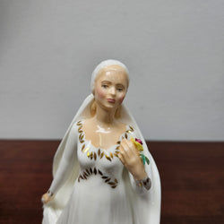 Royal Doulton "Bride" Figurine. | Antique & Vintage | Moonee Ponds Antiques | Australia Wide Delivery