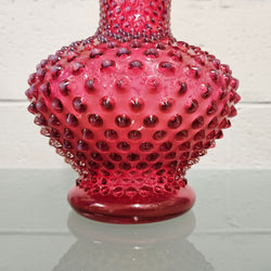Vintage Fenton Cranberry Glass Vase | Antique & Vintage | Moonee Ponds Antiques | Australia Wide Delivery