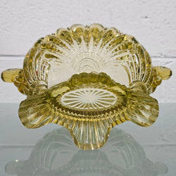 Victorian Citrine Glass Bowl | Antique & Vintage | Moonee Ponds Antiques | Australia Wide Delivery