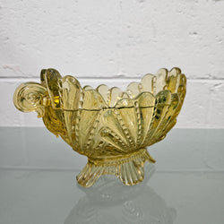 Victorian Citrine Glass Bowl | Antique & Vintage | Moonee Ponds Antiques | Australia Wide Delivery