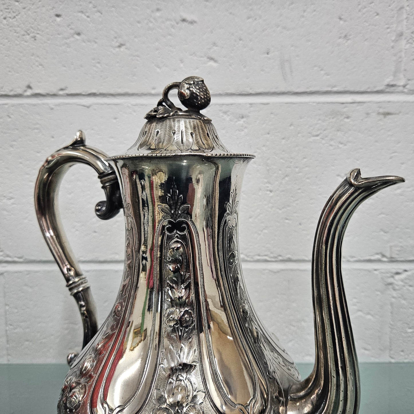 Victorian Silver EPBM Teapot