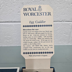 Boxed Vintage Royal Worcester Egg Coddler | Antique & Vintage | Moonee Ponds Antiques | Australia Wide Delivery