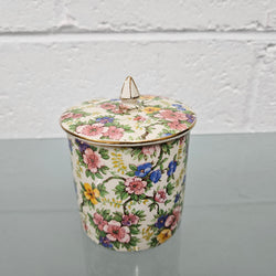 Empire Ware All Over Floral "Maytime" Honey Pot | Antique & Vintage | Moonee Ponds Antiques | Australia Wide Delivery