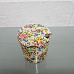 Empire Ware All Over Floral "Maytime" Honey Pot | Antique & Vintage | Moonee Ponds Antiques | Australia Wide Delivery