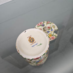 Empire Ware All Over Floral "Maytime" Honey Pot | Antique & Vintage | Moonee Ponds Antiques | Australia Wide Delivery