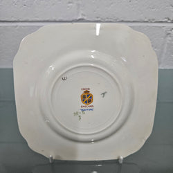 All Over Floral "Empire" Square Plate | Antique & Vintage | Moonee Ponds Antiques | Australia Wide Delivery