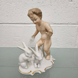 Charming Wallendorf Germany Figure Group | Antique & Vintage | Moonee Ponds Antiques | Australia Wide Delivery