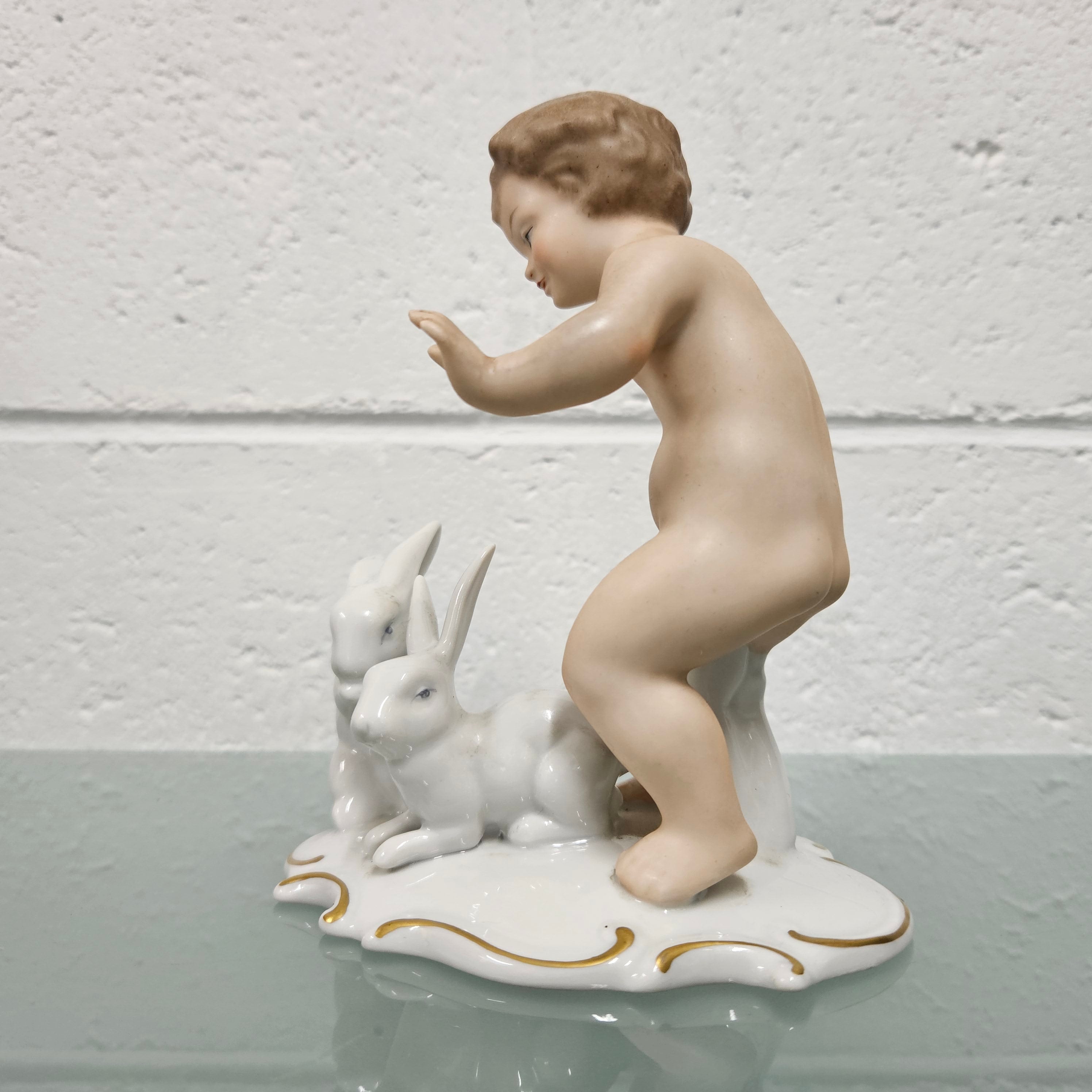 Charming Wallendorf Germany Figure Group | Antique & Vintage | Moonee Ponds Antiques | Australia Wide Delivery