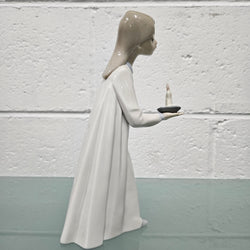 Lladro Girl Holding Candle Figure | Antique & Vintage | Moonee Ponds Antiques | Australia Wide Delivery