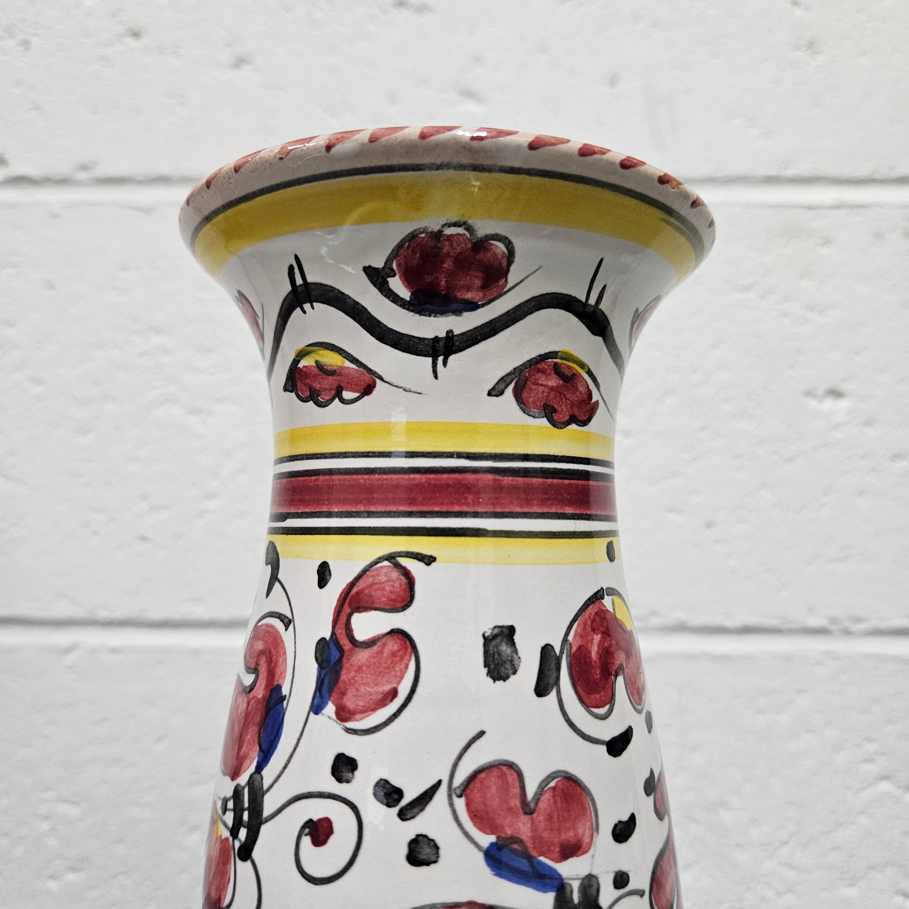 Deruta (Italian) Hand Painted Vase | Antique & Vintage | Moonee Ponds Antiques | Australia Wide Delivery
