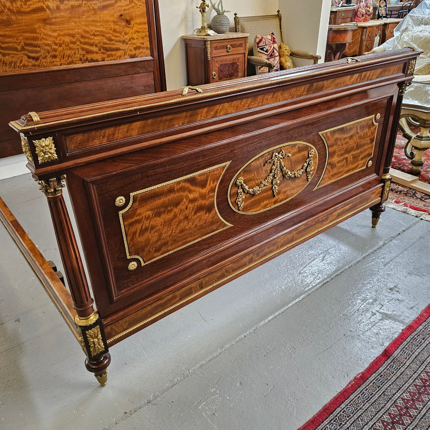 French Louis XV Style Double Bed
