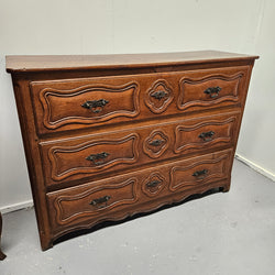 Rare Early 19th Century Narrow French Oak Wooden Top Commode | Antique & Vintage | Moonee Ponds Antiques | Australia Wide Delivery