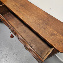 Rare Early 19th Century Narrow French Oak Wooden Top Commode | Antique & Vintage | Moonee Ponds Antiques | Australia Wide Delivery