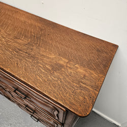 Rare Early 19th Century Narrow French Oak Wooden Top Commode | Antique & Vintage | Moonee Ponds Antiques | Australia Wide Delivery
