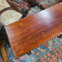 Renaissance Style Mahogany Center Table | Antique & Vintage | Moonee Ponds Antiques | Australia Wide Delivery