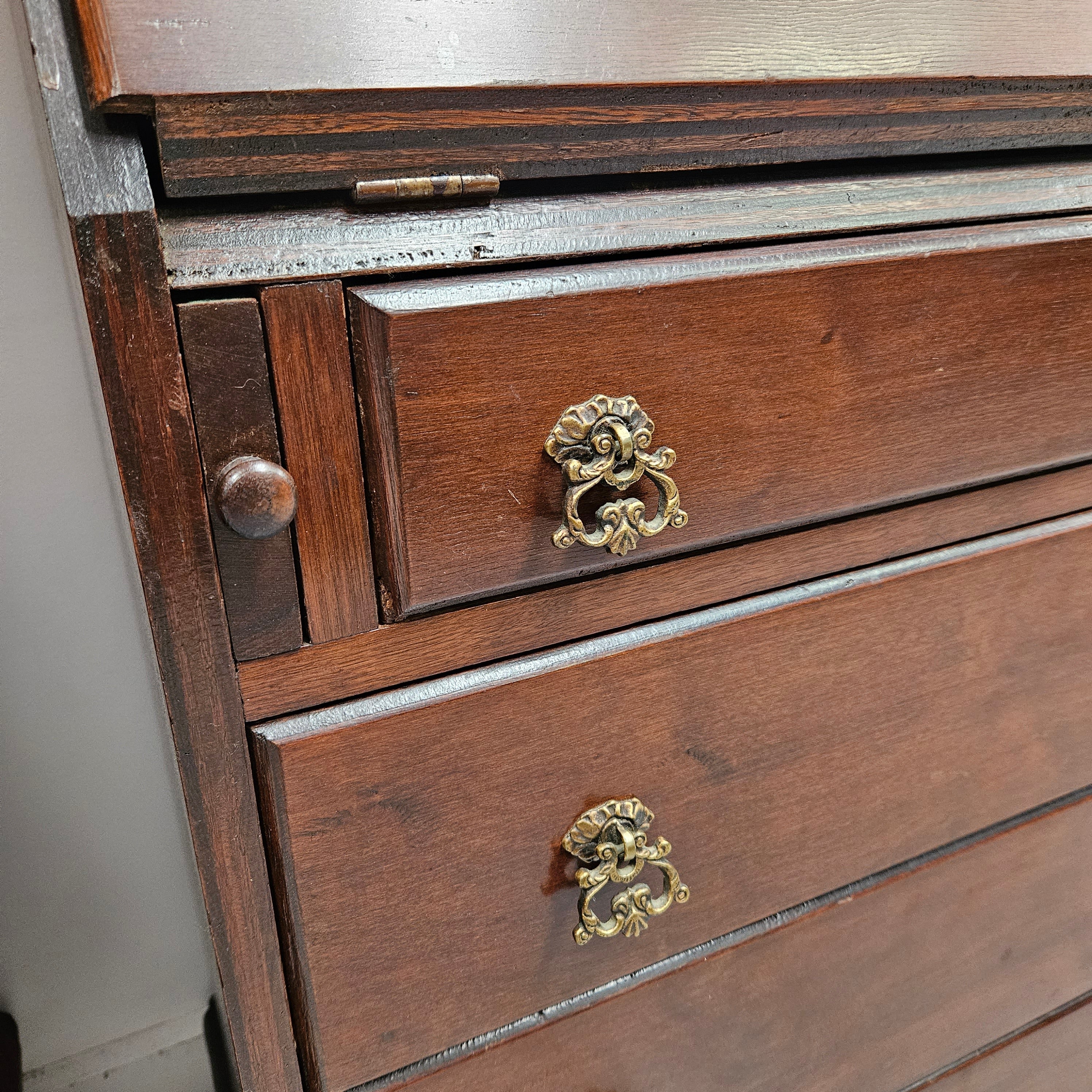 Unique English Mahogany Secretaire | Antique & Vintage | Moonee Ponds Antiques | Australia Wide Delivery