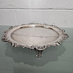 Vintage Three Footed Silver Server | Antique & Vintage | Moonee Ponds Antiques | Australia Wide Delivery
