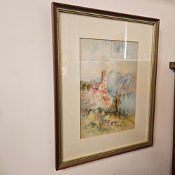 Signed Watercolour Framed | Antique & Vintage | Moonee Ponds Antiques | Australia Wide Delivery
