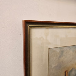 Signed Watercolour Framed | Antique & Vintage | Moonee Ponds Antiques | Australia Wide Delivery