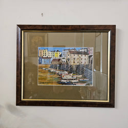 J.Patrick Framed Watercolour Painting | Antique & Vintage | Moonee Ponds Antiques | Australia Wide Delivery