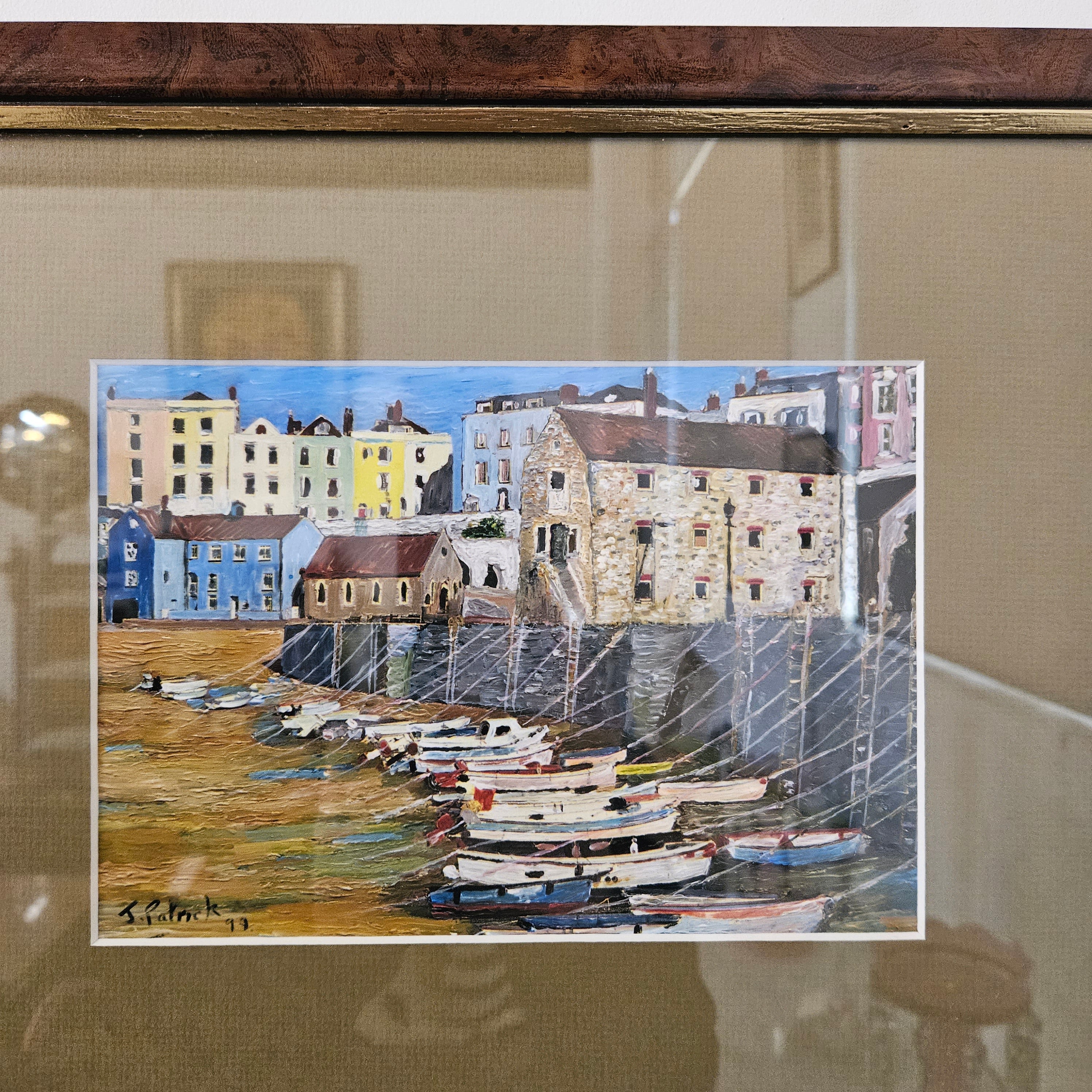 J.Patrick Framed Watercolour Painting | Antique & Vintage | Moonee Ponds Antiques | Australia Wide Delivery