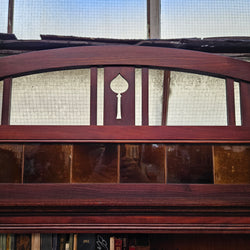 Unique Pair of Walnut Arts and Crafts Free-Standing Bookcases | Antique & Vintage | Moonee Ponds Antiques | Australia Wide Delivery