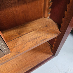 Unique Pair of Walnut Arts and Crafts Free-Standing Bookcases | Antique & Vintage | Moonee Ponds Antiques | Australia Wide Delivery