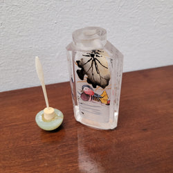 Reverse Chinese Hand Painted Glass Snuff Bottle | Antique & Vintage | Moonee Ponds Antiques | Australia Wide Delivery