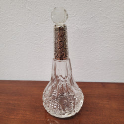 Victorian Silver & Cut Crystal Perfume Bottle | Antique & Vintage | Moonee Ponds Antiques | Australia Wide Delivery
