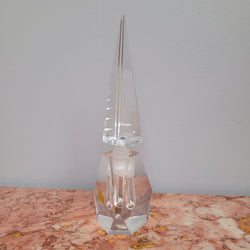 Art Deco Pagoda Cut Crystal Perfume Bottle | Antique & Vintage | Moonee Ponds Antiques | Australia Wide Delivery