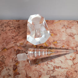 Art Deco Pagoda Cut Crystal Perfume Bottle | Antique & Vintage | Moonee Ponds Antiques | Australia Wide Delivery
