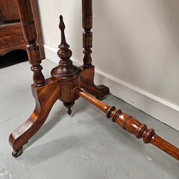 Edwardian Walnut Style Side Table