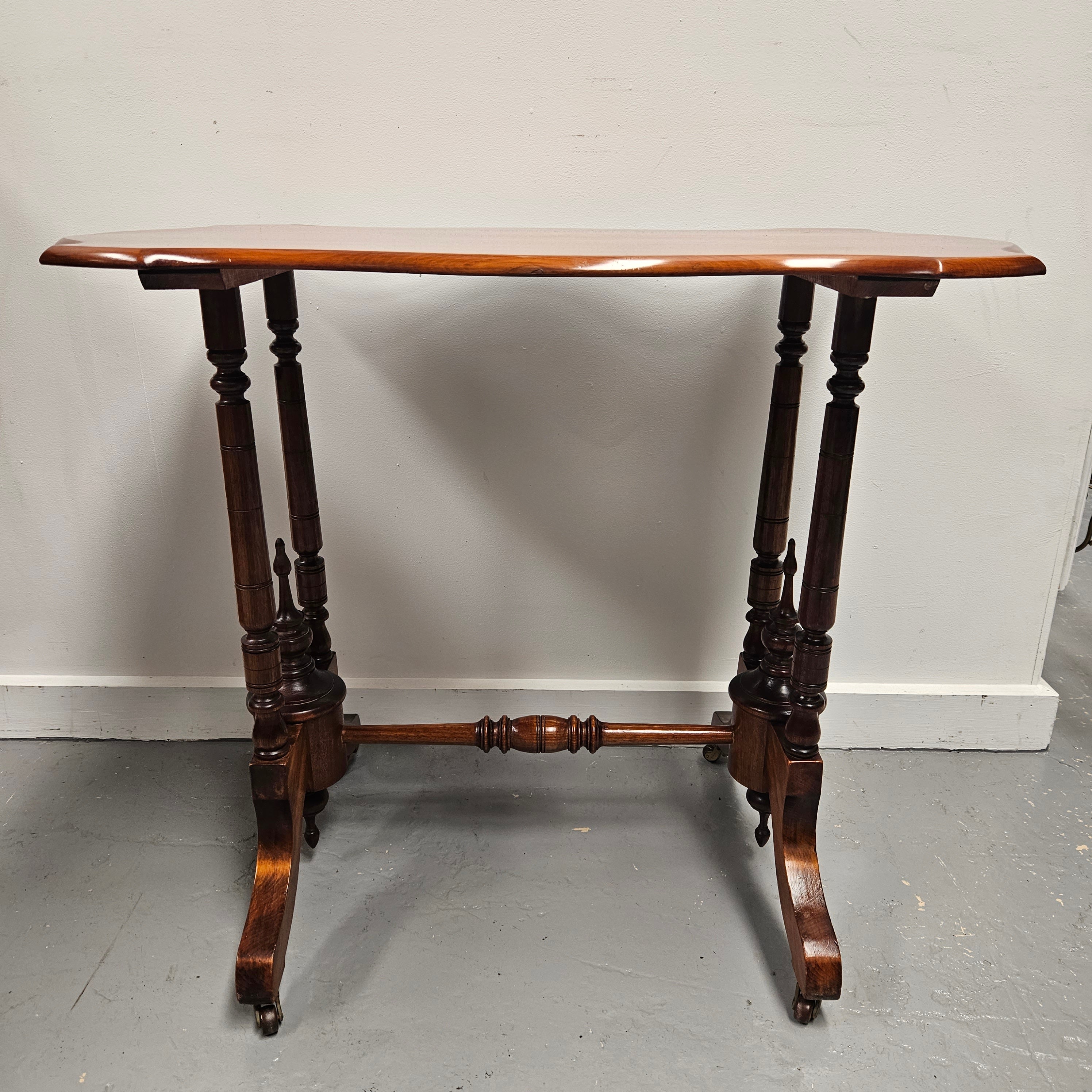 Edwardian Walnut Style Side Table | Antique & Vintage | Moonee Ponds Antiques | Australia Wide Delivery