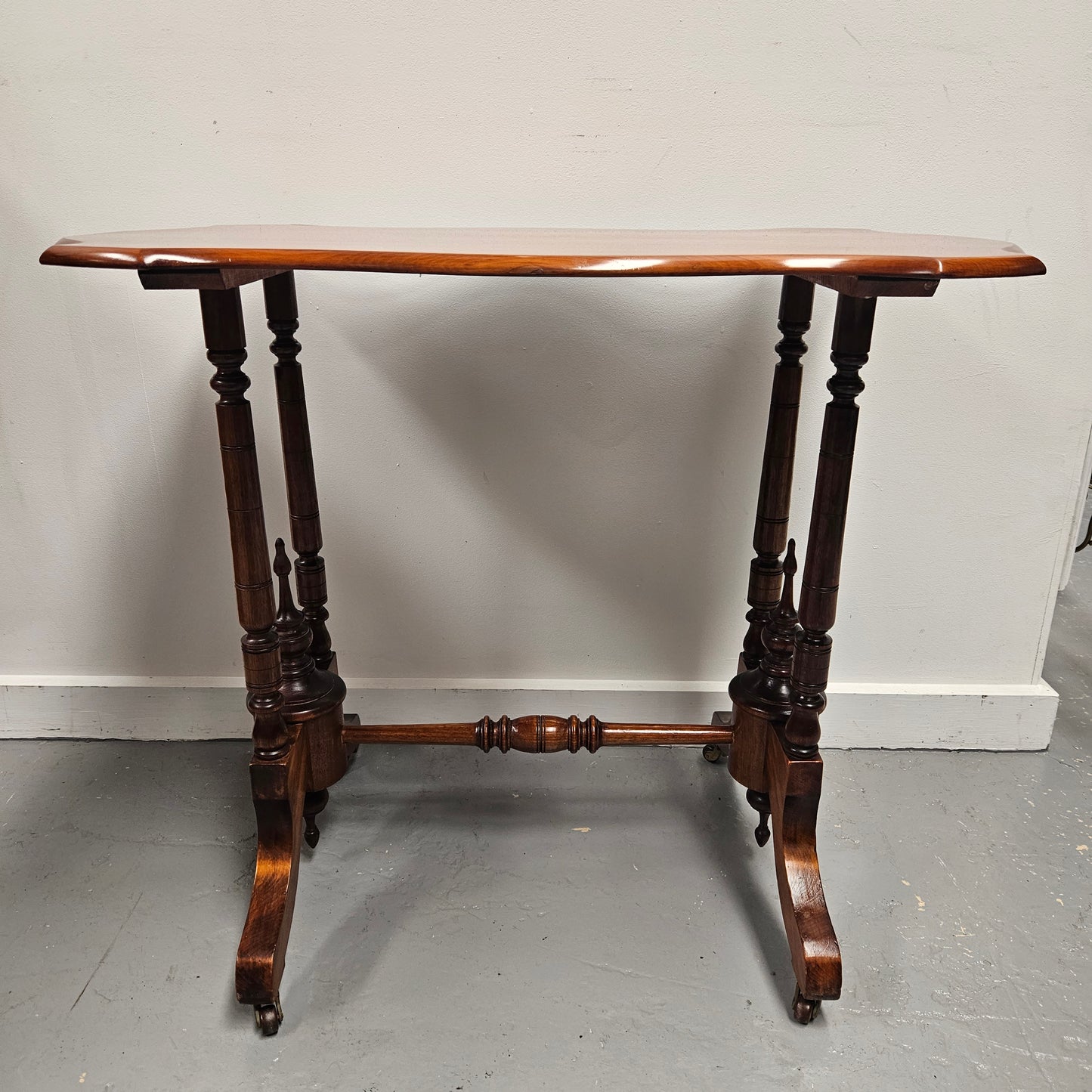 Edwardian Walnut Style Side Table