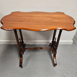 Edwardian Walnut Style Side Table | Antique & Vintage | Moonee Ponds Antiques | Australia Wide Delivery