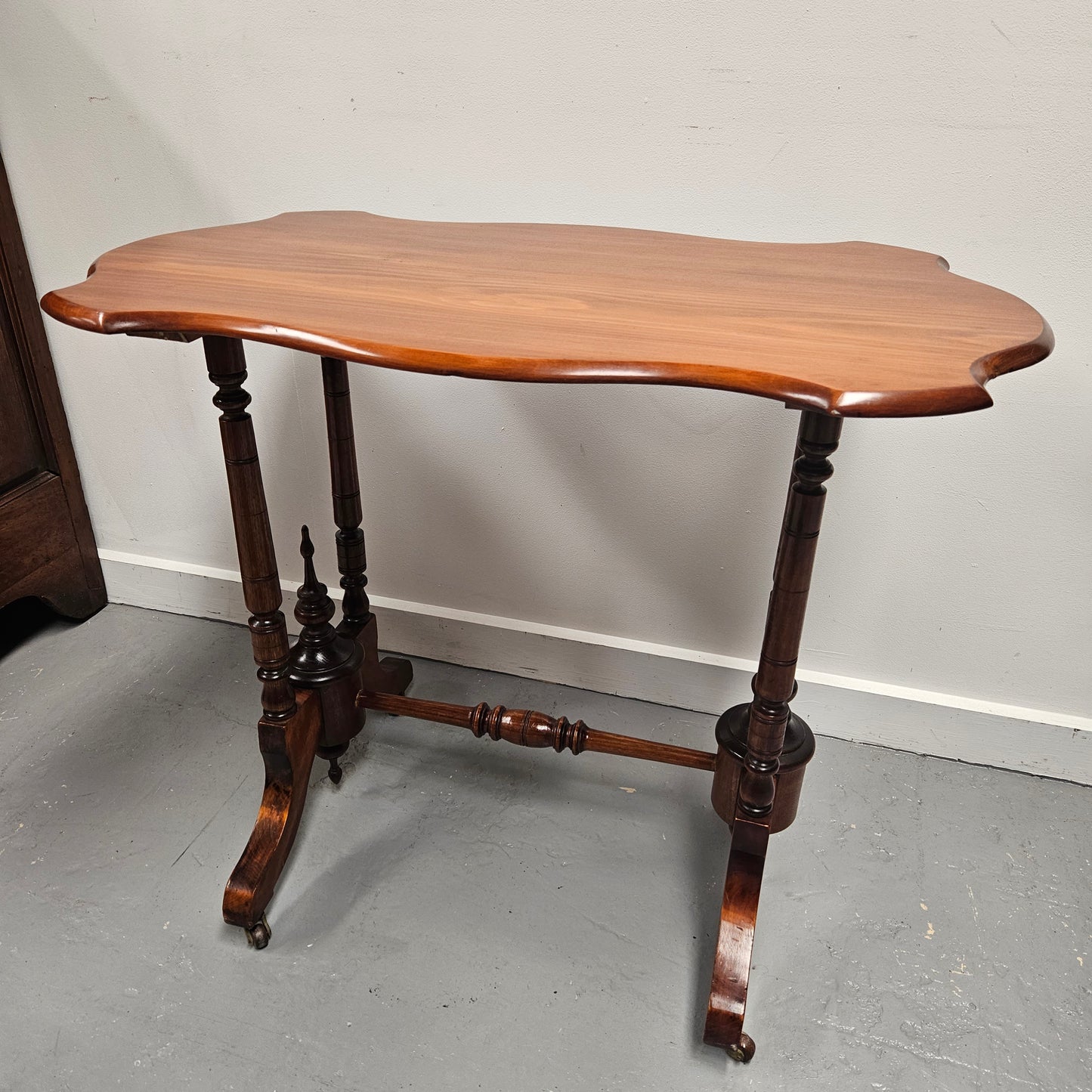 Edwardian Walnut Style Side Table