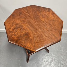 Edwardian Figured Walnut Side Table